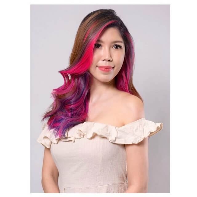 Multicolored highlights ideas