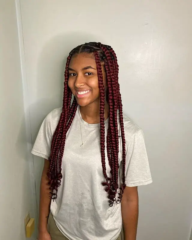 coi leray braids for red hair