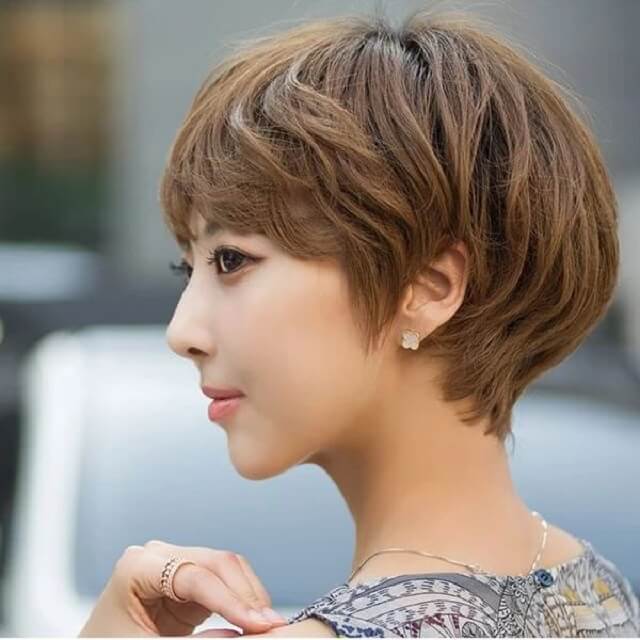 light brown asian hair color