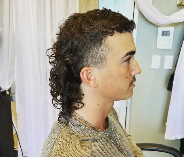 curly mullet hairstyles